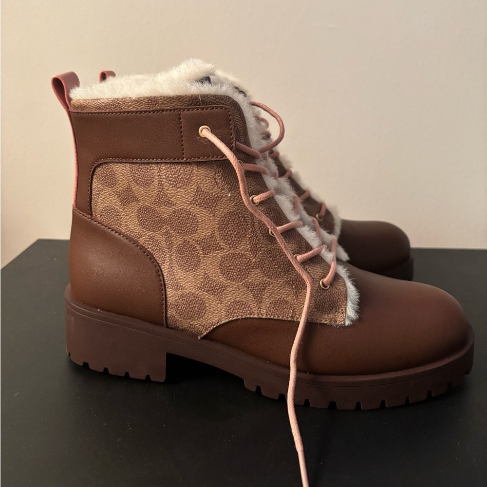 Coach Lorraine Bootie In Signature Canvas - Picture 3 of 5